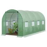 Tunel ogrodowy 250 cm x 400 cm (10,0 m²) zielona