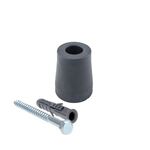 Odbojnik gumowy czarny Ø50 x 60 mm ANDPOL