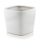 Donica ceramiczna biała 23 cm