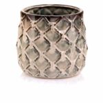 Osłonka ceramiczna brązowa 12 cm