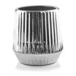 Donica ceramiczna srebrna 42 cm