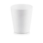 Osłonka ceramiczna paski biała 13 cm