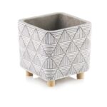 Osłonka kwadrat na nóżkach 13 cm