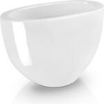 Osłonka ceramiczna owal biała 21 cm