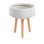 Donica z włókna ceramicznego misa na nogach 44 cm