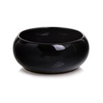 Osłonka ceramiczna misa czarna 24 cm