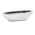 Osłonka ceramiczna łódka srebrna 7 cm