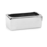 Osłonka ceramiczna rynna srebrna 25 cm