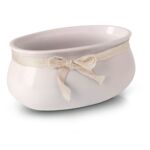 Osłonka rynna ceramiczna różowa 18 cm