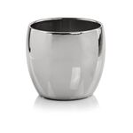 Osłonka ceramiczna kula srebrna 15 cm