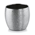 Osłonka ceramiczna kula grawer srebrna 15 cm