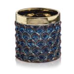 Osłonka ceramiczna blue & gold 16 cm