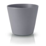 Osłonka ceramiczna szara matowa 17 cm