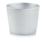 Osłonka ceramiczna 13 cm srebrna