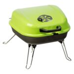 Grill podróżny z pokrywą limonka