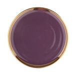 Talerz deserowy Nbc Aurora Gold 20 cm fiolet