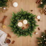 Wianek Świerk 45 cm zielony