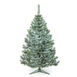Choinka sztuczna sosna z białymi końcami 180 cm