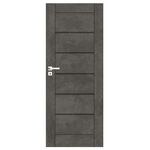 Drzwi pełne CHICAGO beton ciemny 80 prawe