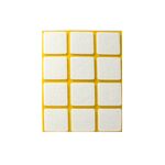 Podkładka filcowa samoprzylepna biała 28 x 28 12 sztuk ANDPOL