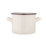 Garnek prosty 1,5 l kremowy