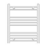 Grzejnik łazienkowy 60 x 50 cm biały mat GO/ON!