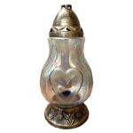 Znicz KL-7 34 cm tęczowo-złoty