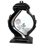 Znicz Obelix 34 cm srebrny/złoty
