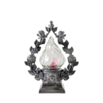 Znicz Cezar 4 27,5 cm srebrny