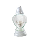 Znicz L 925 naklejka 25 cm srebrny