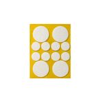 Podkładka filcowa samoprzylepna mix biały Ø4 x 38,4 x 20 1 sztuka ANDPOL