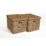 Pudło GAZETA brąz XL 2 sztuki