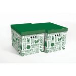 Pudło MERRY Christ. zielone XL 2 sztuki