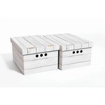 Pudło DESKA biała A4 2 sztuki