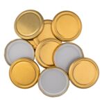 Komplet zakrętek ⌀82 6z złoty 10 sztuk