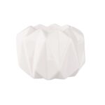 Świecznik porcelanowy biały 9 x 9 x 6 cm