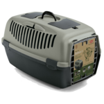 Transporter GULLIVER 2 z plastikowymi drzwiczkami zielony, z recyklingu ZOLUX