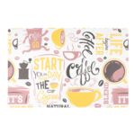 Mata stołowa 28 x 43 cm Morning coffee B