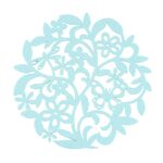 Mata filcowa okrągła śr. 30 cm łąka miętowa