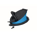 Pompka nożna 28 x 19 cm czarno-niebieska