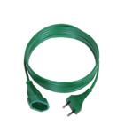 Przedłużacz choinkowy 1-gniazdowy 2 x 0,75 mm 3 m zielony PS-11