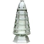 Znicz szklany choinka Z-75/BS 29,5 cm transparentny