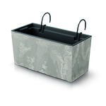 Doniczka URBI CASE BETTON EFFECT beton 39,5 x 18,5 x 19,5 cm