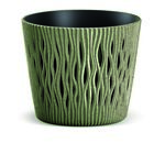 Doniczka SANDY ROUND 18,9 cm zielony ECO