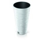 Doniczka FURU ROUND SLIM biały 25 x 48 cm