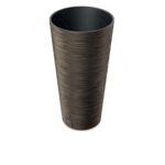 Doniczka FURU ROUND SLIM ECO WOOD 30 x 57,5 cm kawa ECO