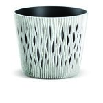 Doniczka SANDY ROUND 18,9 cm biały ECO