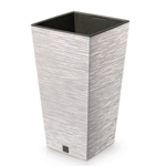 Doniczka FURU SQUARE ECO WOOD 39,5 x 39,5 x 75,5 cm biały ECO