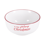 Miska ceramiczna Merry Christmas 480 ml biała