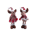 Renifer stojący 43 cm mix